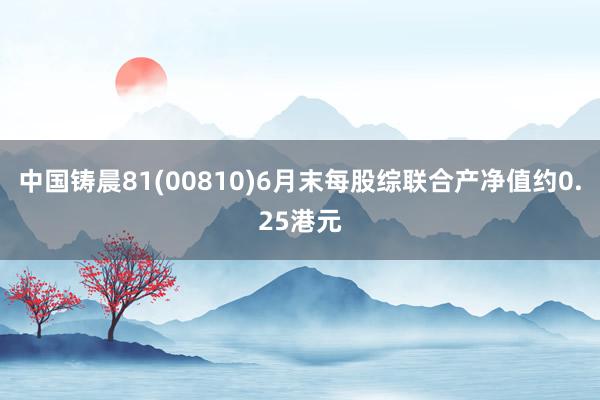 中国铸晨81(00810)6月末每股综联合产净值约0.25港元